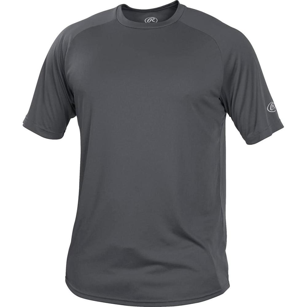 imageRawlings Mens Mens  Athletic Tech Short Sleeve Shirt  Adult Sizes  Multiple ColorsGraphite