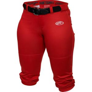 Rawlings | Launch Series Fastpitch Softball Pants | Youth Sizes | Multiple Colors(Red)