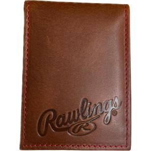 Rawlings | Men’s Front Pocket Wallet Collection(Brown | Bifold Money Clip)