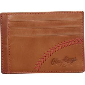 Rawlings | Men’s Front Pocket Wallet Collection(Light Brown | Cash Pocket | Baseball Stitch)