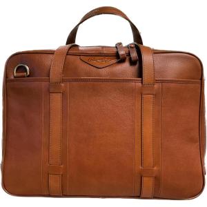 Rawlings | Men’s Leather Messenger Briefcase Collection(Brown | Home Run Collection)