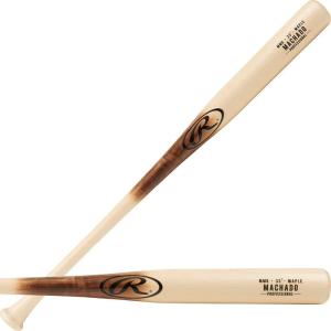Rawlings | Pro Preferred Maple Wood Baseball Bat | Gameday Profile – Trout/Harper/Machado/Albies(Natural | Pro Label | Manny Machado)