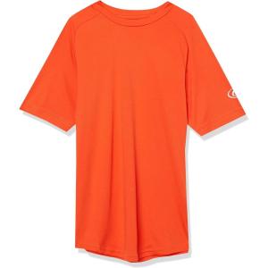 Rawlings Boys’ Athletic Tech Short Sleeve Shirt | Youth Sizes | Multiple Colors(Burnt Orange)