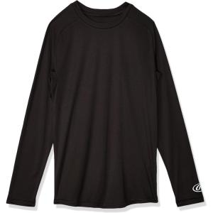 Rawlings Boys Youth Tech Long Sleeve Shirt Series(Black)