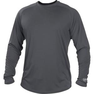 Rawlings Boys Youth Tech Long Sleeve Shirt Series(Grey)