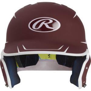 Rawlings MACH Matte Baseball Batting Helmet Series (Junior/Senior)(Matte Cardinal/Matte White)