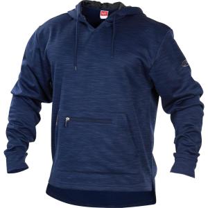 Rawlings Men’s Adult Brushed Performance Fleece Hoodie Series(Navy)
