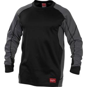 Rawlings Men’s Adult Dugout Fleece Pullover Series(Black)