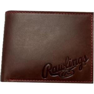 Rawlings Men’s Bifold Wallet Collection(Dark Brown | Debossed Logo)