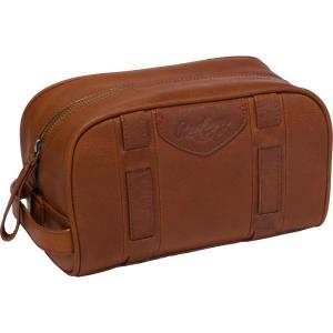 Rawlings Travel Kit Toiletry Bag Collection | Leather | Multiple Styles & Colors(Brown | Home Run Collection)