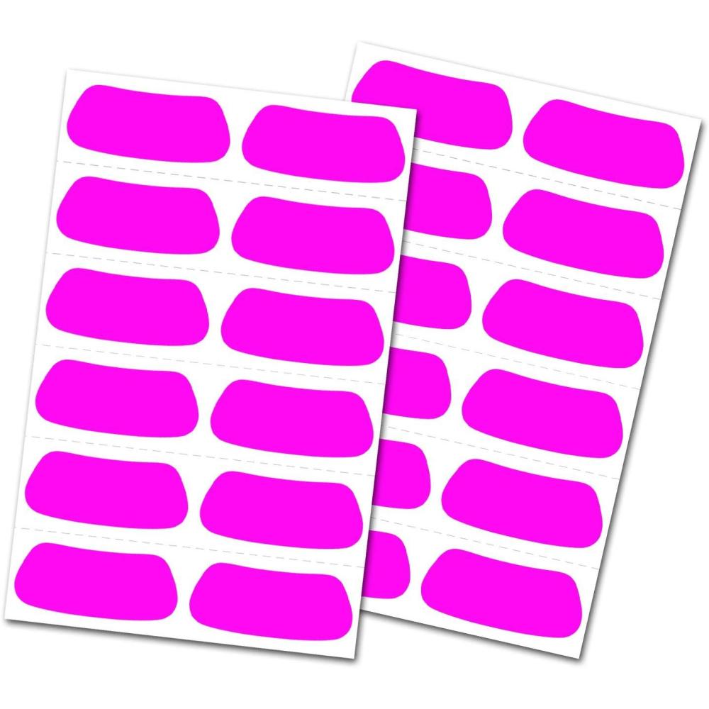 imageRawlings  Eye Black Adhesive Stickers  Multiple Colors  12 PairsPink