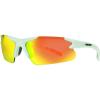 imageRawlings Base Runner Youth Baseball Sunglasses Shiny WhiteOrange Mirror 66mm