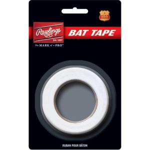 Rawlings | BAT Tape | Baseball/Softball | 3/4″ X 30″ | Multiple Colors(White)