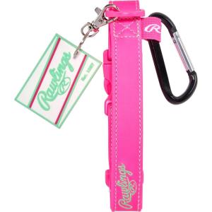 Rawlings | Glove & Batter’s Protection Accessory Clip | Bag Attachment with Carabiner & Hanging Loops | Multiple Colors(Pink)