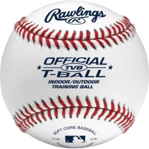 Rawlings | Official T-Balls | TVB | Youth/6u | 12 Count | Sponge Rubber Core | Indoor/Outdoor(Dozen)