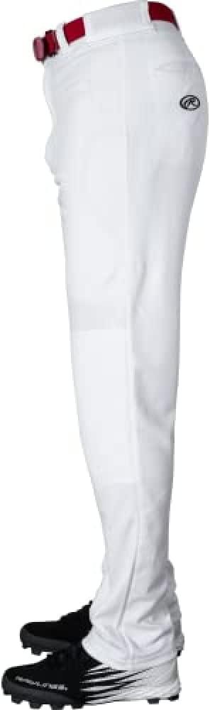 imageRawlings  Mens SemiRelaxed Full Length Baseball Pants  Piped  Adult Sizes  Multiple ColorsWhite