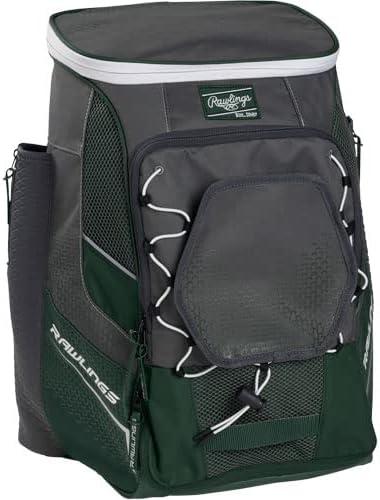 imageRawlings IMPULSE Backpack Equipment Bag BaseballSoftball Multiple StylesDark Green