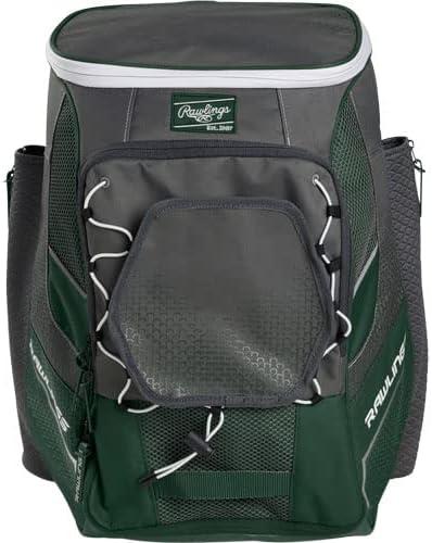 imageRawlings IMPULSE Backpack Equipment Bag BaseballSoftball Multiple StylesDark Green