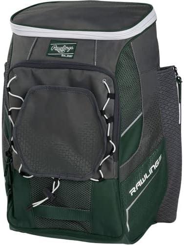 imageRawlings IMPULSE Backpack Equipment Bag BaseballSoftball Multiple StylesDark Green