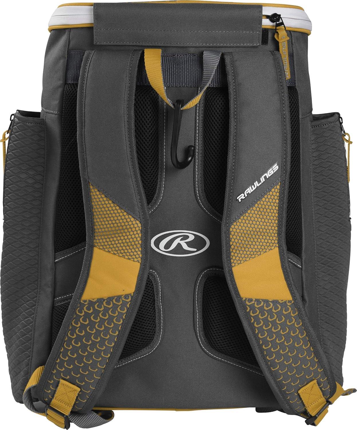 imageRawlings IMPULSE Backpack Equipment Bag BaseballSoftball Multiple StylesLight Gold