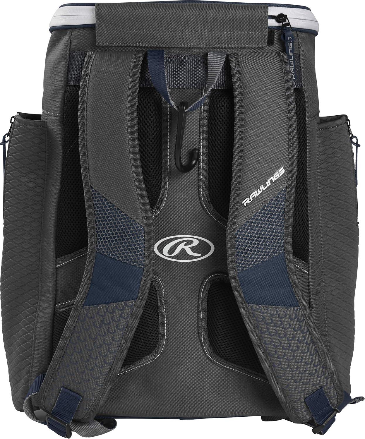imageRawlings IMPULSE Backpack Equipment Bag BaseballSoftball Multiple StylesNavy