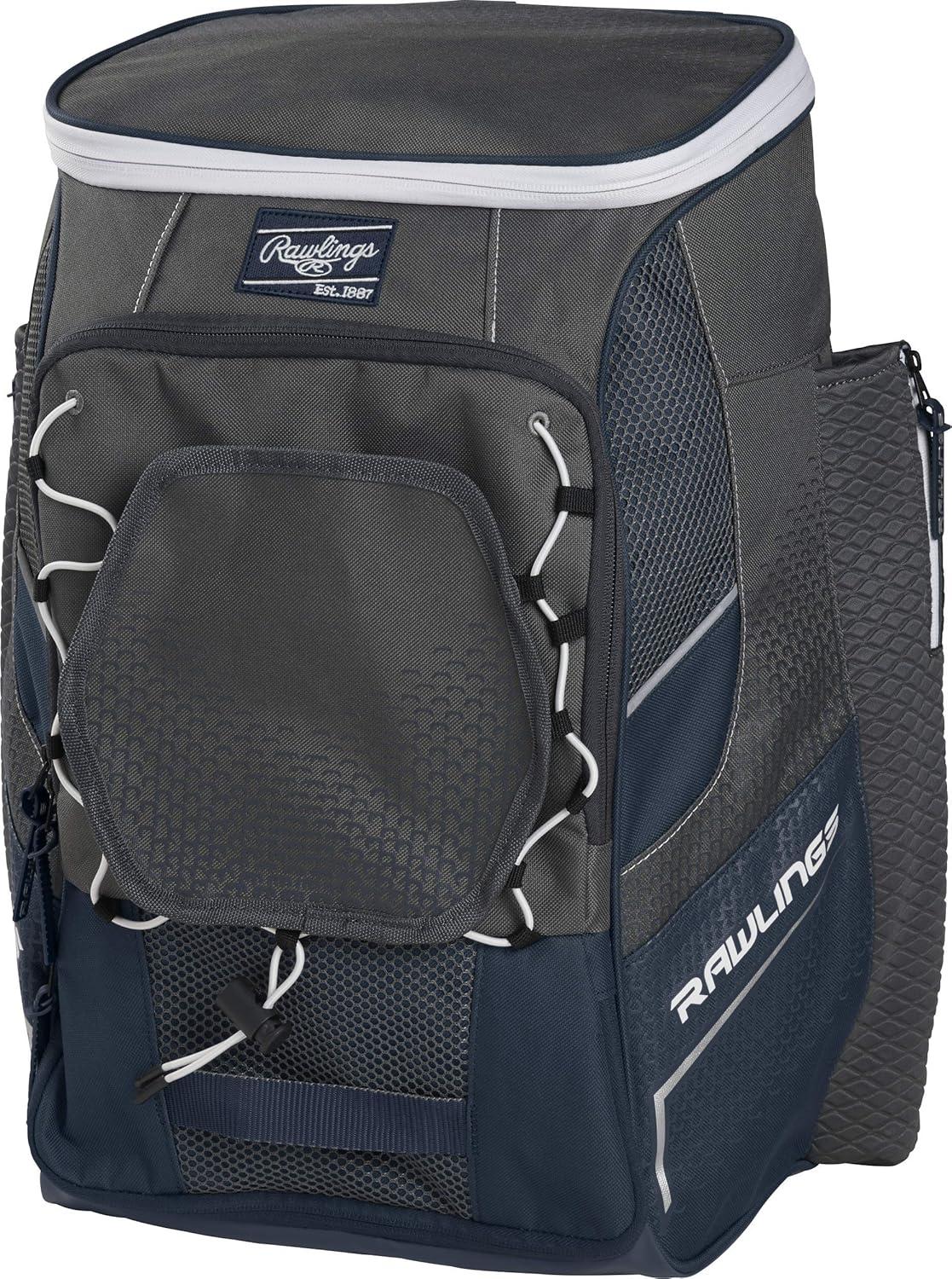 imageRawlings IMPULSE Backpack Equipment Bag BaseballSoftball Multiple StylesNavy
