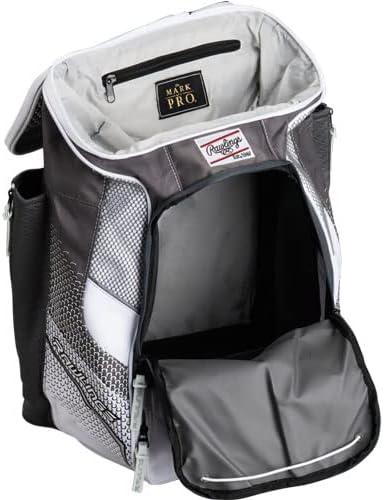 imageRawlings IMPULSE Backpack Equipment Bag BaseballSoftball Multiple StylesWhite