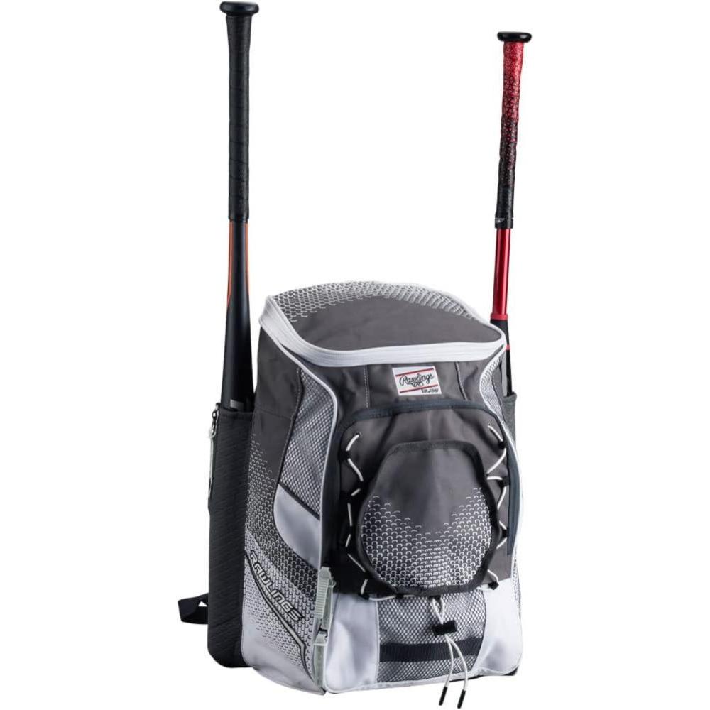 imageRawlings IMPULSE Backpack Equipment Bag BaseballSoftball Multiple StylesWhite