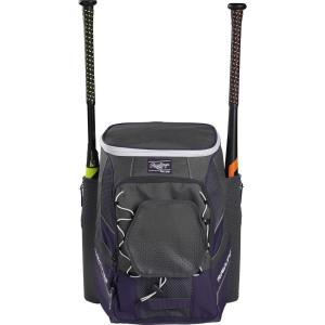 Rawlings | IMPULSE Backpack Equipment Bag | Baseball/Softball | Multiple Styles(Purple)
