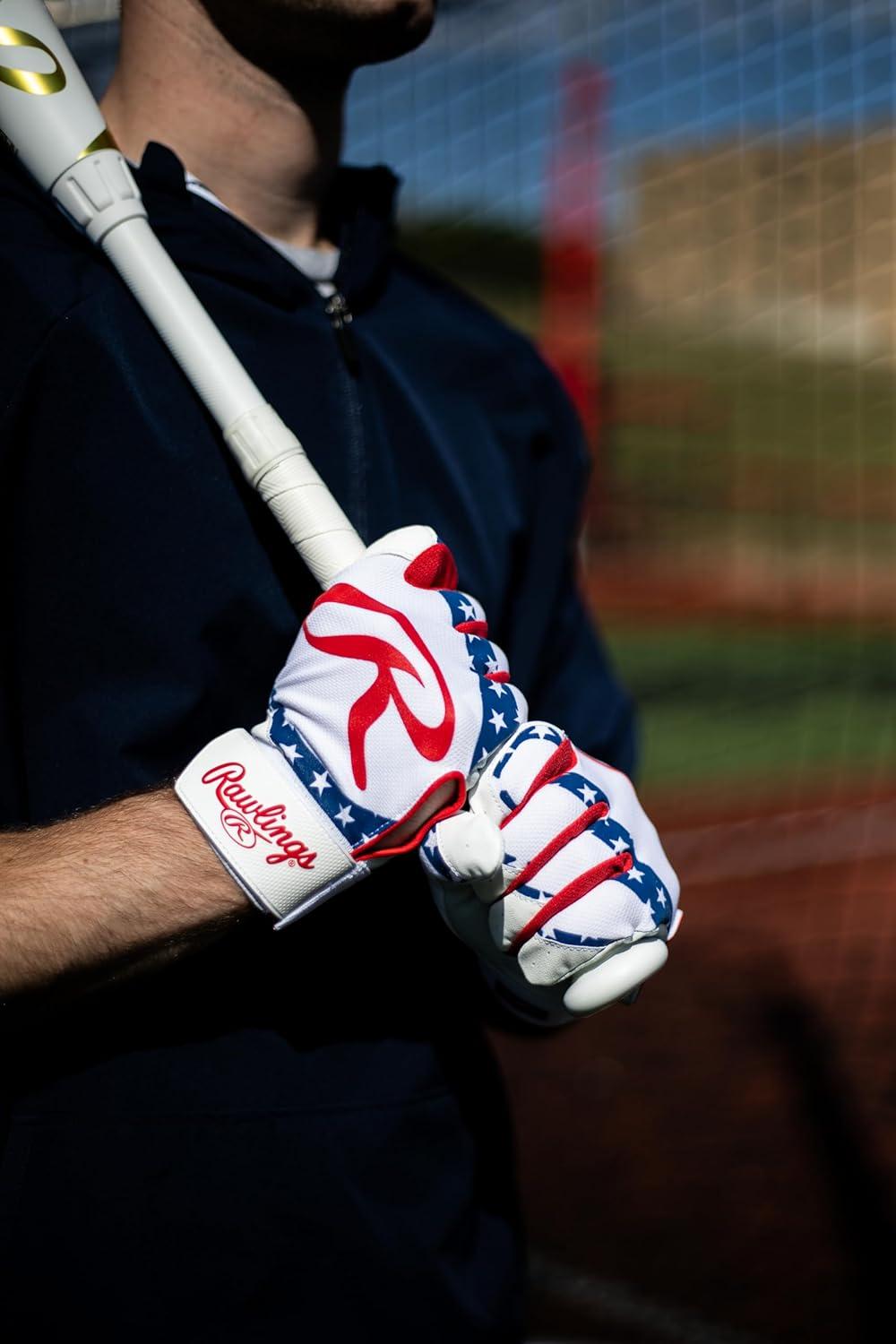 imageRawlings  5150 II Baseball Batting Gloves  Adult Sizes  Multiple Colors