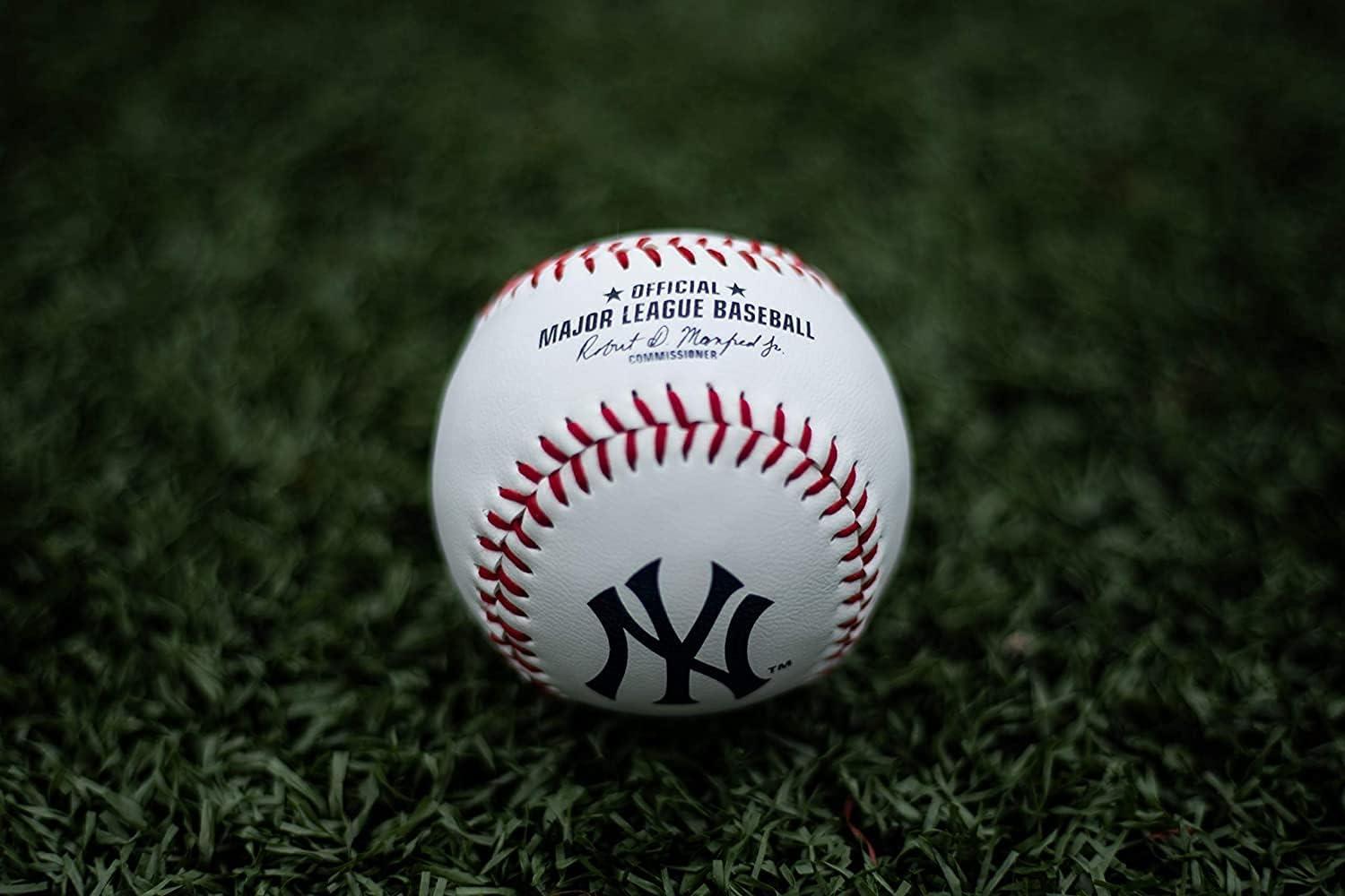 imageRawlings Official 2025 MLB Baseball with Team Logo All 30 MLB Teams AvailableNew York Yankees