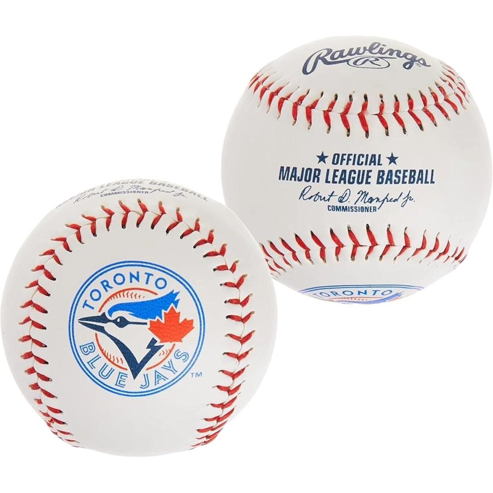 imageRawlings Official 2025 MLB Baseball with Team Logo All 30 MLB Teams AvailableToronto Blue Jays