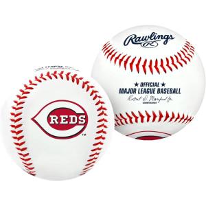 Rawlings | Official 2025 MLB Baseball with Team Logo | All 30 MLB Teams Available(Cincinnati Reds)