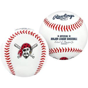 Rawlings | Official 2025 MLB Baseball with Team Logo | All 30 MLB Teams Available(Pittsburgh Pirates)