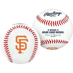 Rawlings | Official 2025 MLB Baseball with Team Logo | All 30 MLB Teams Available(San Francisco Giants)