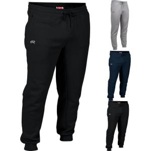 Rawlings | Men’s Fleece Training Jogger Pants | Multiple Sizes & Colors(Black)