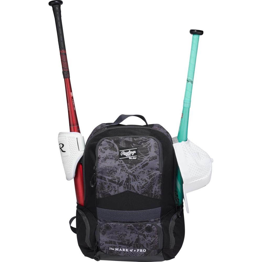 imageRawlings Rawlings  Gamer Series Backpack Equipment Bag  BaseballSoftball  Multiple ColorsBlack