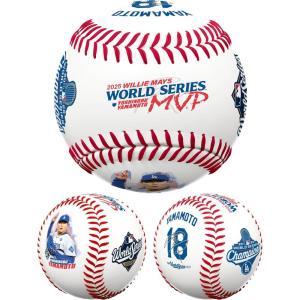 Rawlings | Official 2025 World Series Champions Los Angeles Dodgers | WS Champs Ball(White | Vinyl | Yamamoto MVP)
