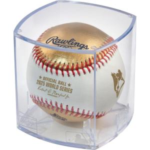 Rawlings | Official 2025 World Series Champions Los Angeles Dodgers | WS Champs Ball(White/Gold | Leather | Dueling)