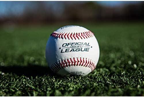 image:imageRawlings Official League Baseballs Competition Grade ROLB1 Youth14U GamePractice Use 12 CountDozen