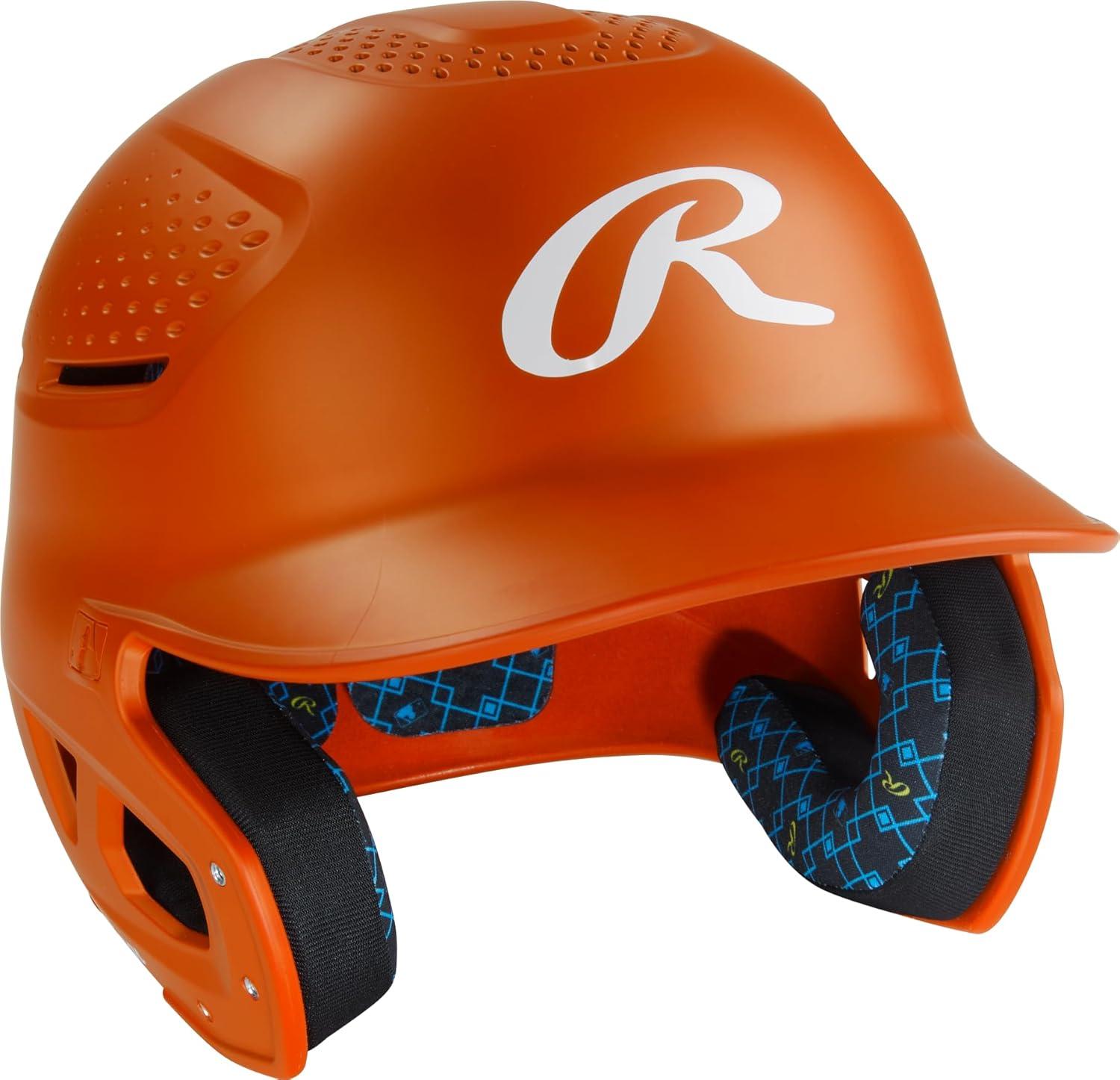 image:imageRawlings  RX2 Series Baseball Batting Helmet  Matte  JR amp SR Sizes  Multiple ColorsAthletic Orange