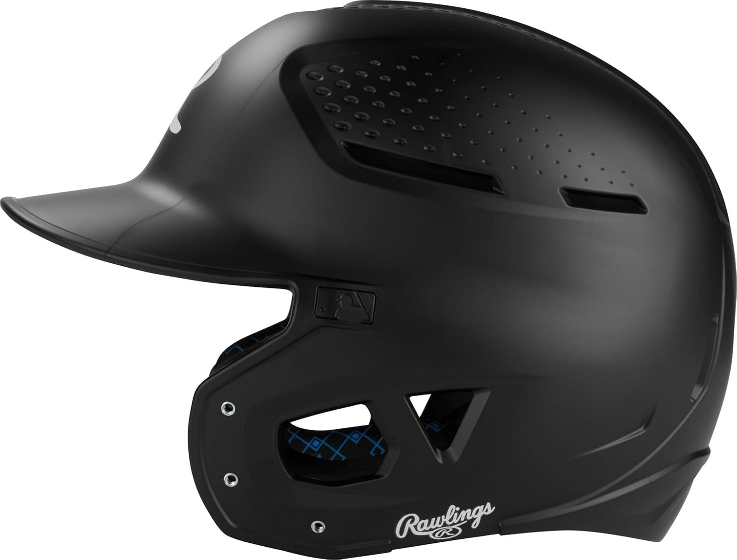 image:imageRawlings RX2 Series Baseball Batting Helmet Matte JR amp SR Sizes Multiple ColorsBlack