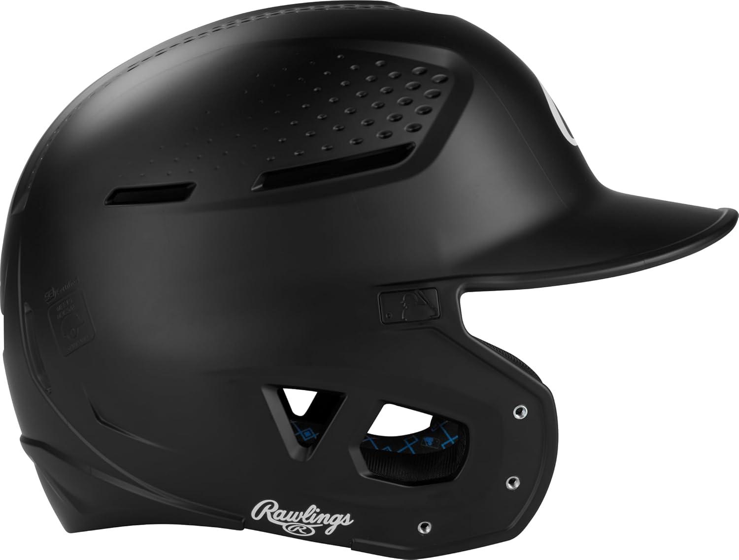 image:imageRawlings RX2 Series Baseball Batting Helmet Matte JR amp SR Sizes Multiple ColorsBlack