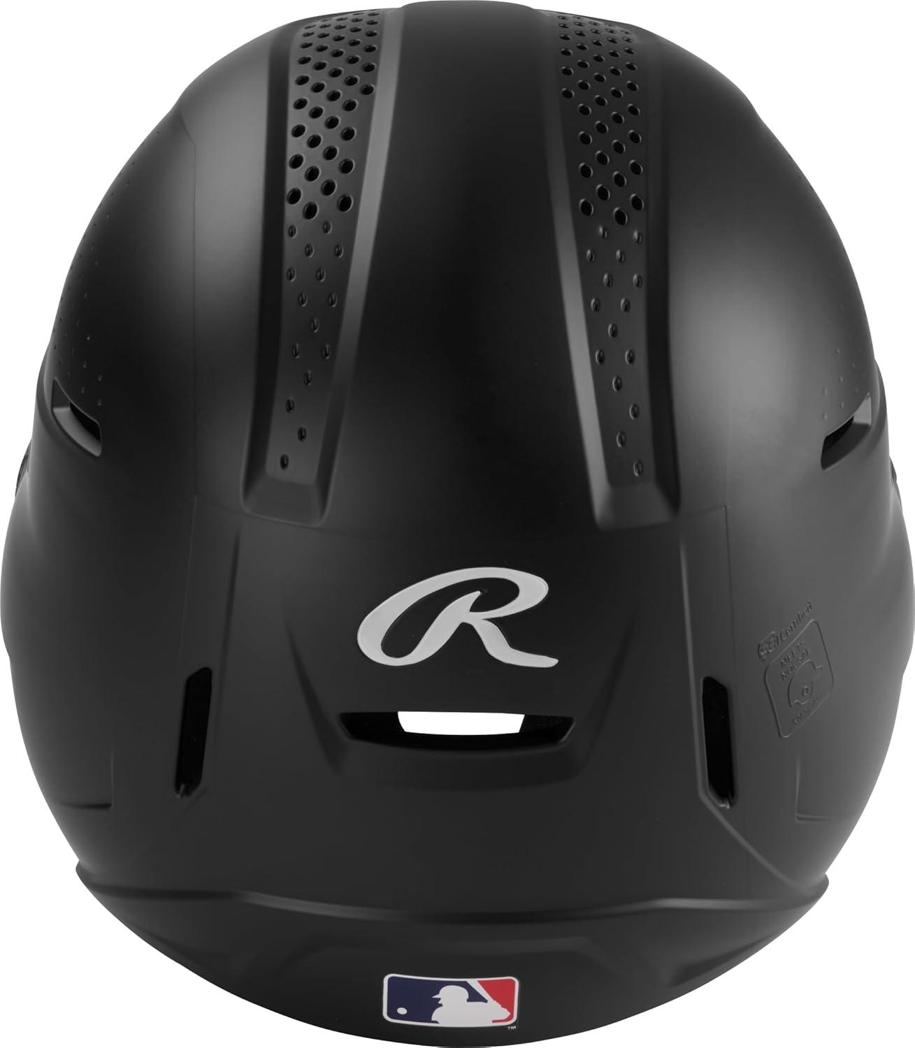 image:imageRawlings RX2 Series Baseball Batting Helmet Matte JR amp SR Sizes Multiple ColorsBlack