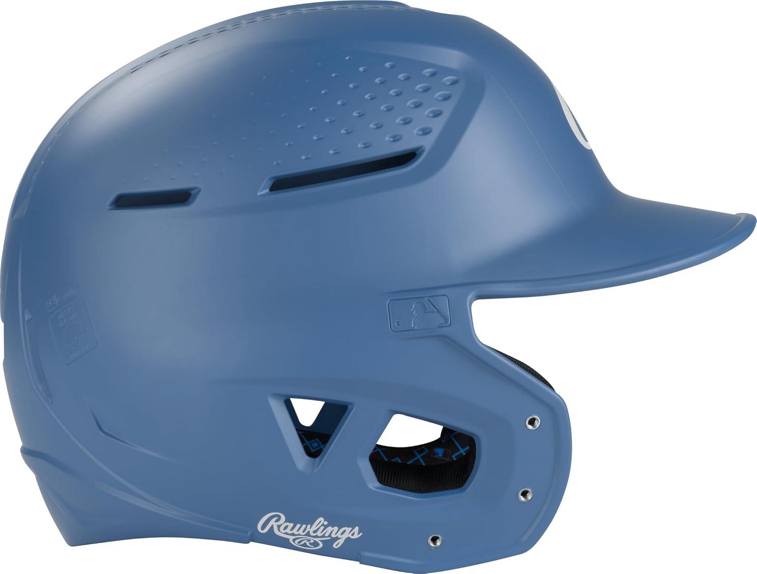 image:imageRawlings RX2 Series Baseball Batting Helmet Matte JR amp SR Sizes Multiple ColorsColumbia Blue