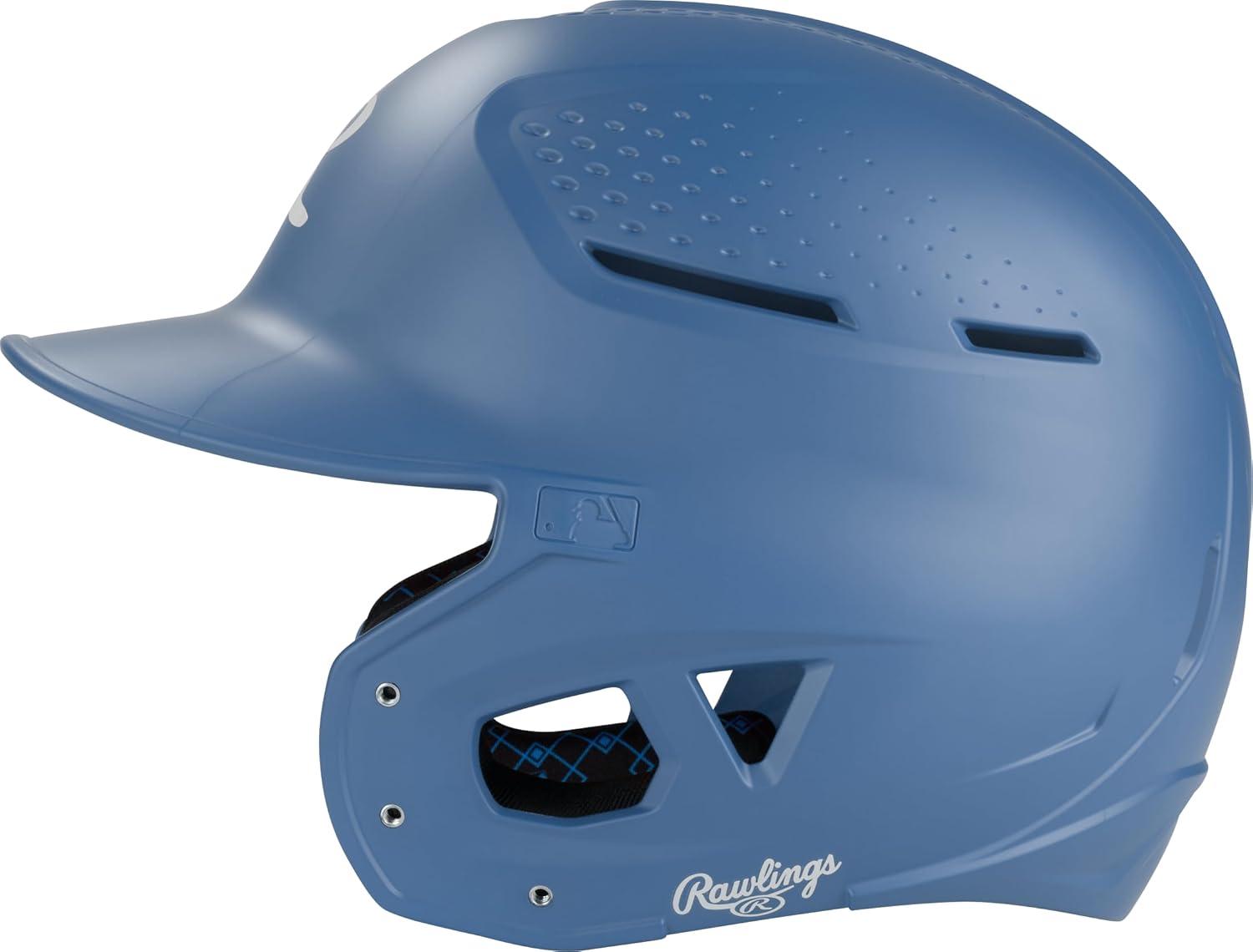 image:imageRawlings RX2 Series Baseball Batting Helmet Matte JR amp SR Sizes Multiple ColorsColumbia Blue