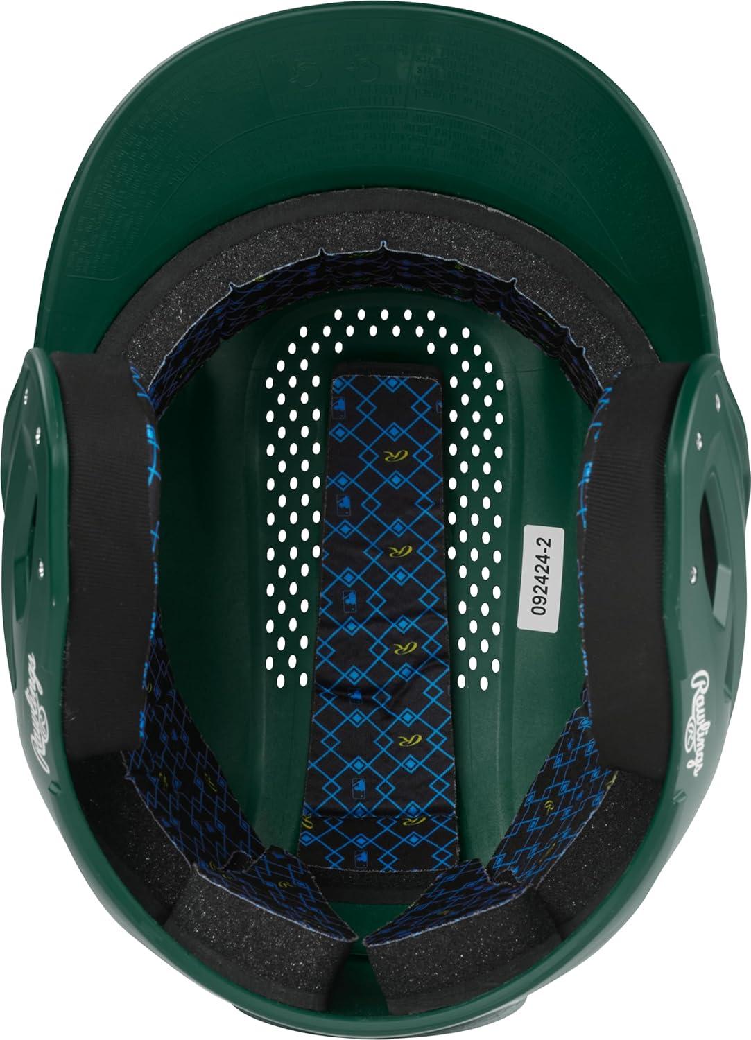 image:imageRawlings RX2 Series Baseball Batting Helmet Matte JR amp SR Sizes Multiple ColorsDark Green