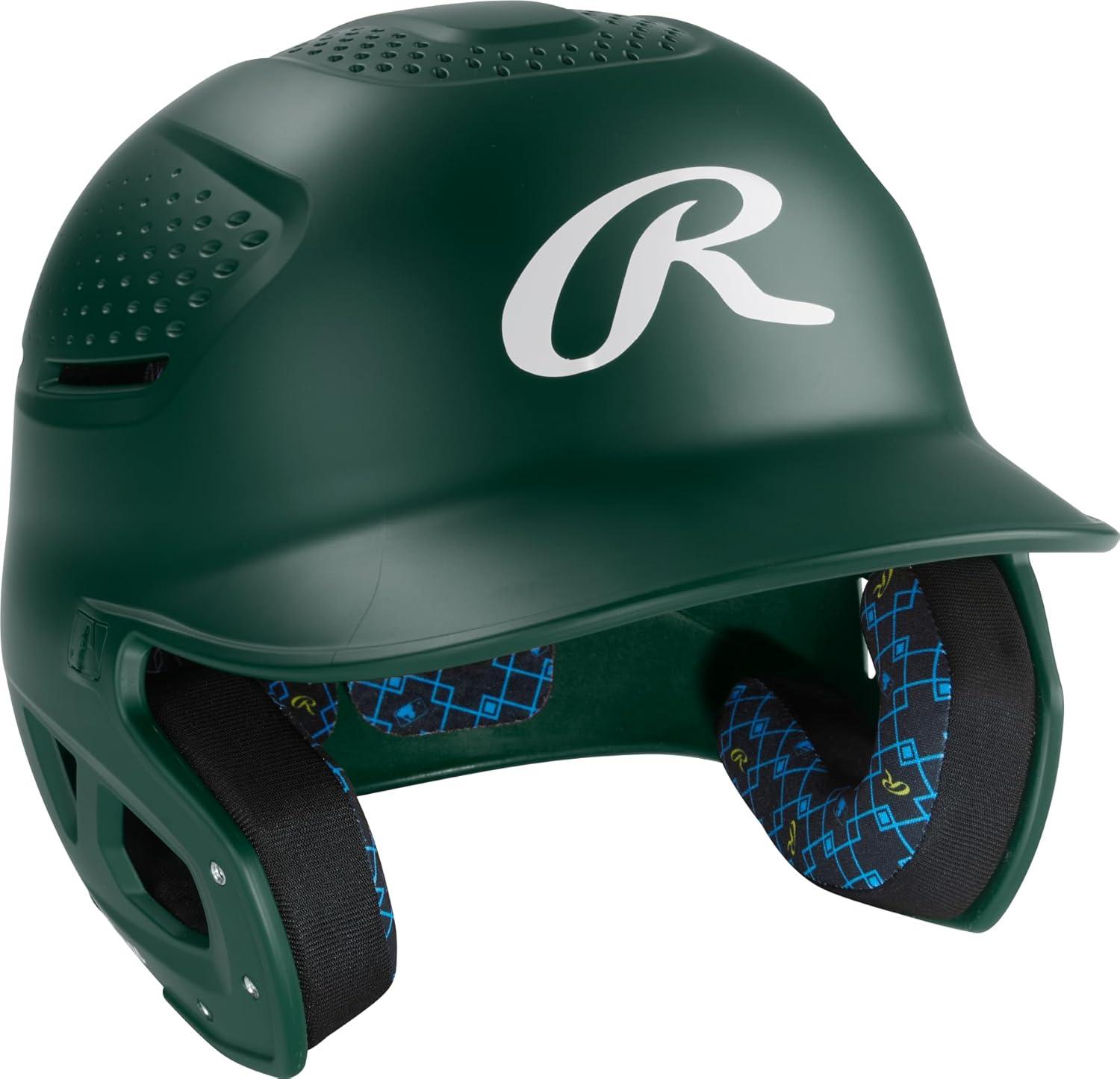 image:imageRawlings RX2 Series Baseball Batting Helmet Matte JR amp SR Sizes Multiple ColorsDark Green
