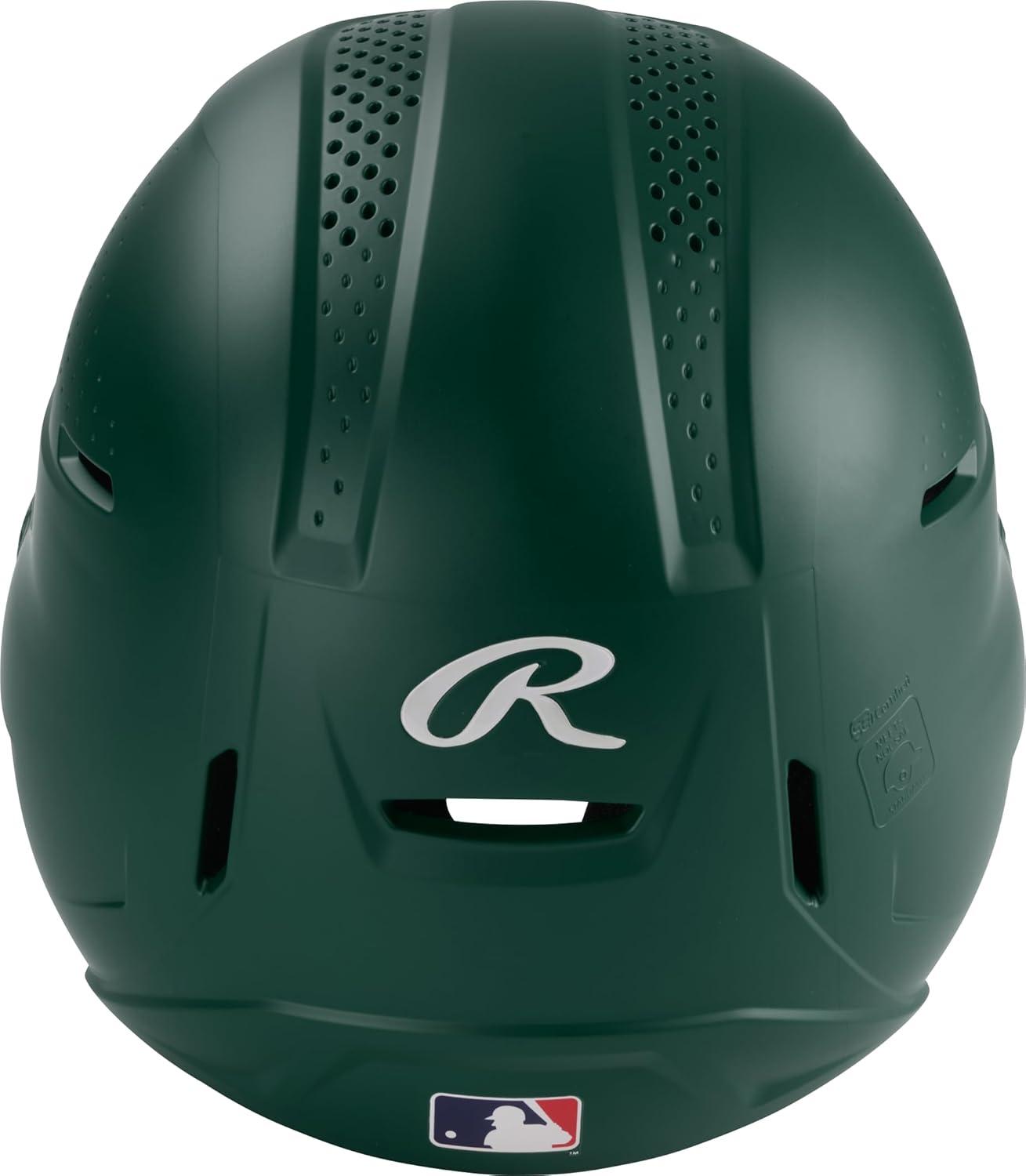 image:imageRawlings RX2 Series Baseball Batting Helmet Matte JR amp SR Sizes Multiple ColorsDark Green