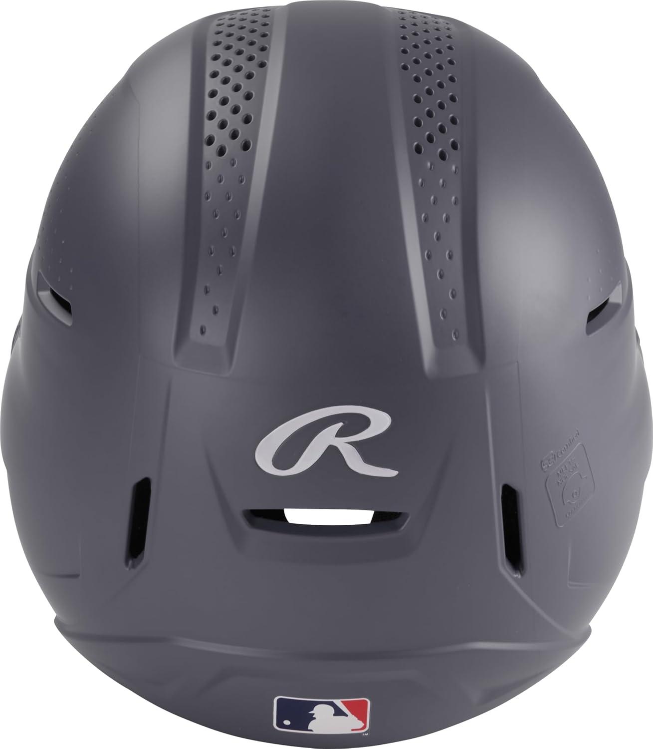 image:imageRawlings RX2 Series Baseball Batting Helmet Matte JR amp SR Sizes Multiple ColorsGraphite